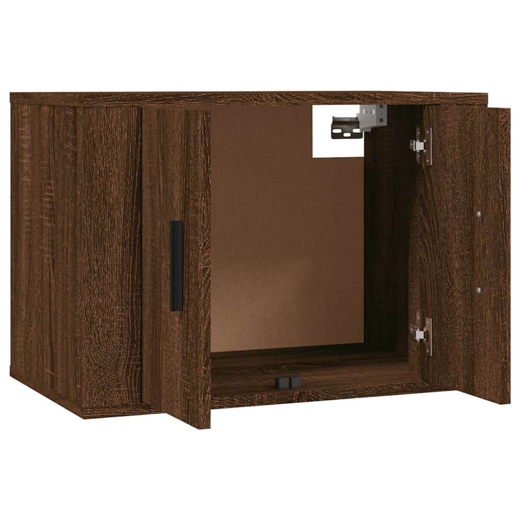 vidaXL Wall Mounted TV Cabinet Brown Oak 57x34.5x40 cm