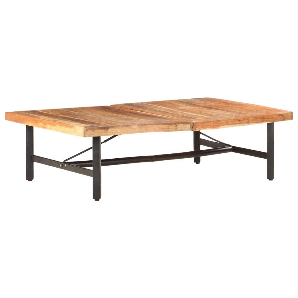 vidaXL Coffee Table 142x90x42 cm Solid Acacia Wood