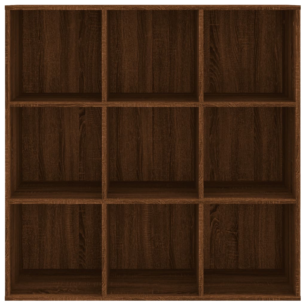 vidaXL Book Cabinet Brown Oak 98x29x97.5 cm