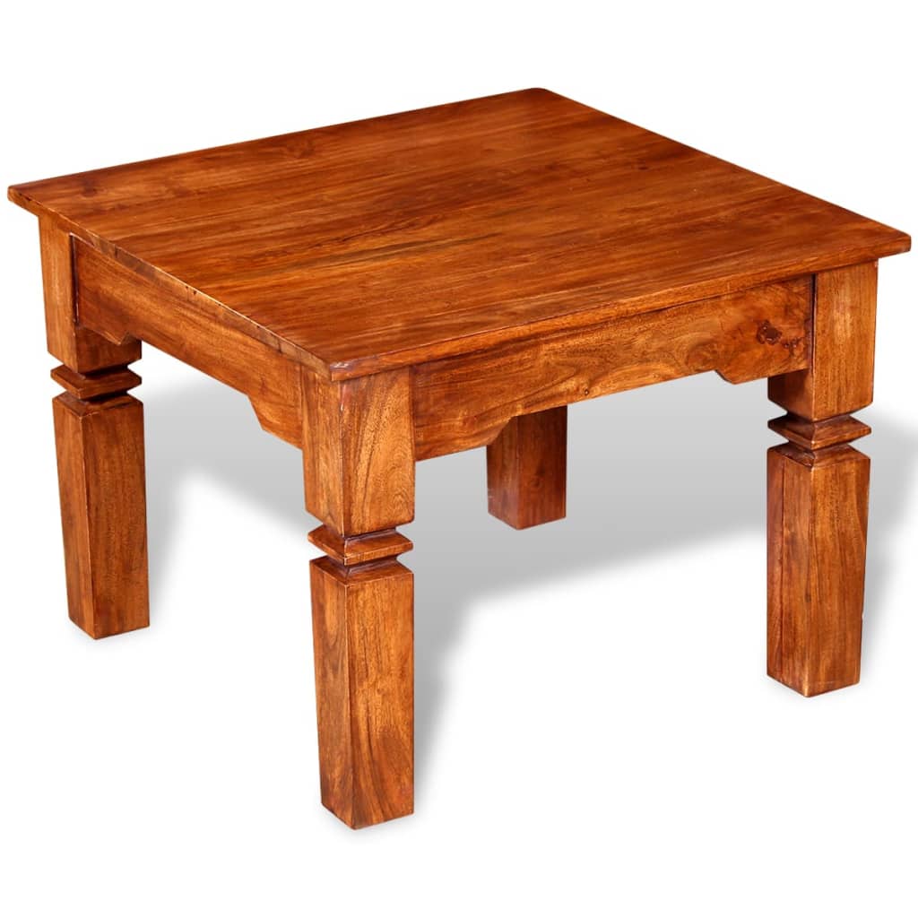 vidaXL Coffee Table Solid Wood 60x60x45 cm