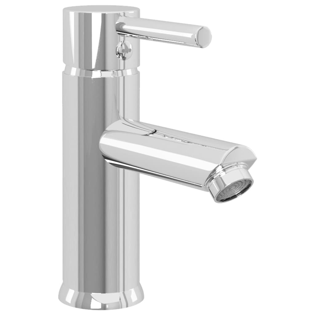 vidaXL Bathroom Basin Faucet Chromed Finish 130x176 mm