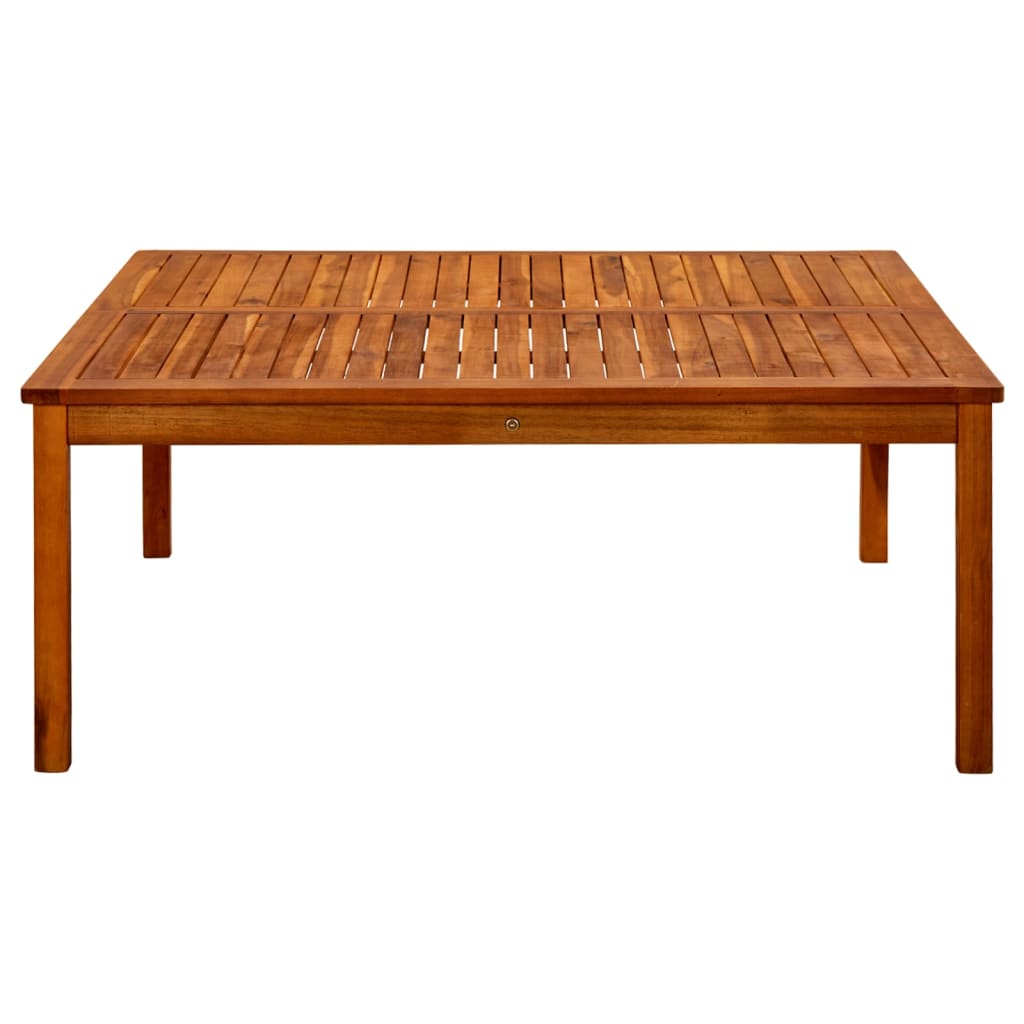 vidaXL Garden Coffee Table 110x110x45 cm Solid Acacia Wood