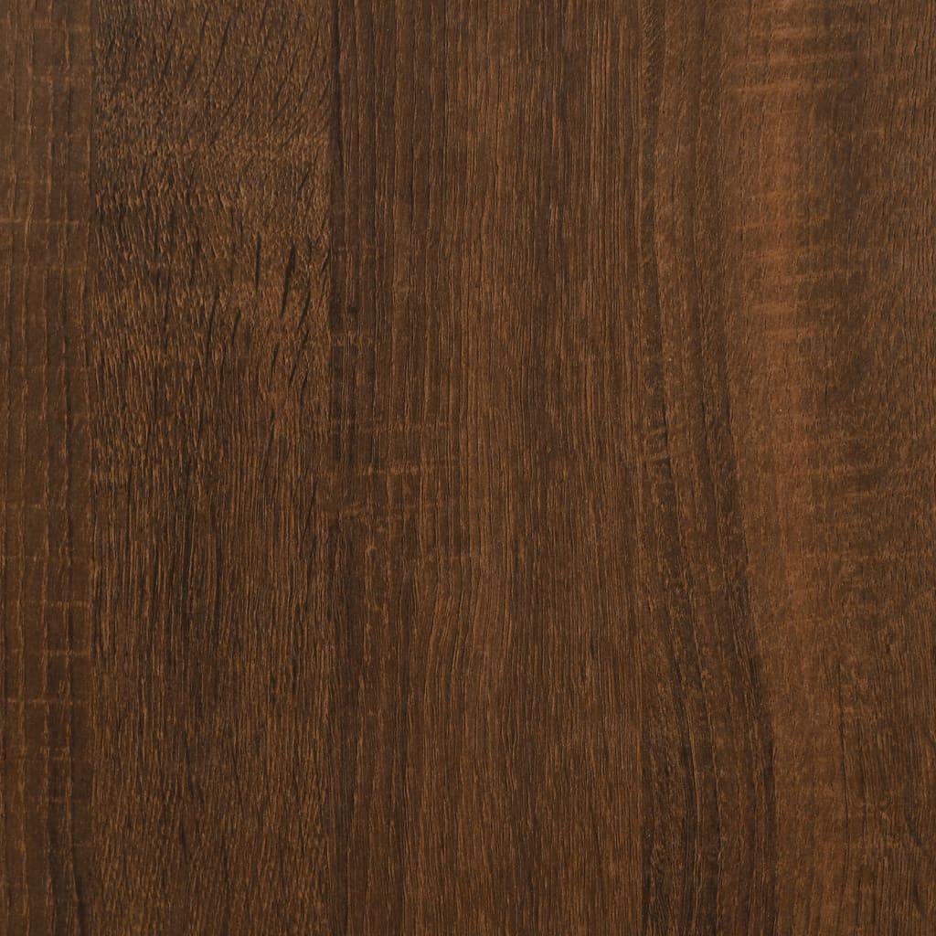 vidaXL Console Table Brown Oak 150x29x76.5 cm Engineered Wood