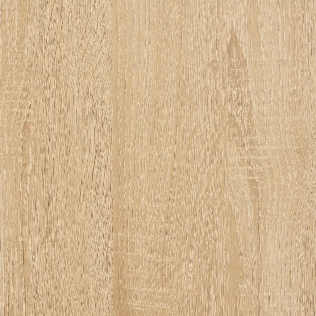 vidaXL Bedside Cabinet Wall-mounted Sonoma Oak 35x30x51 cm Engineered Wood