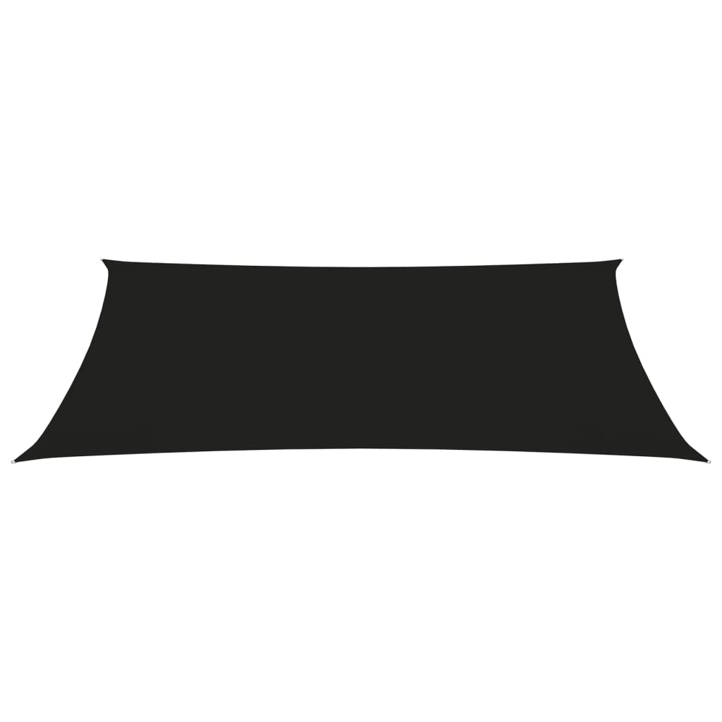 vidaXL Sunshade Sail Oxford Fabric Rectangular 3x5 m Black