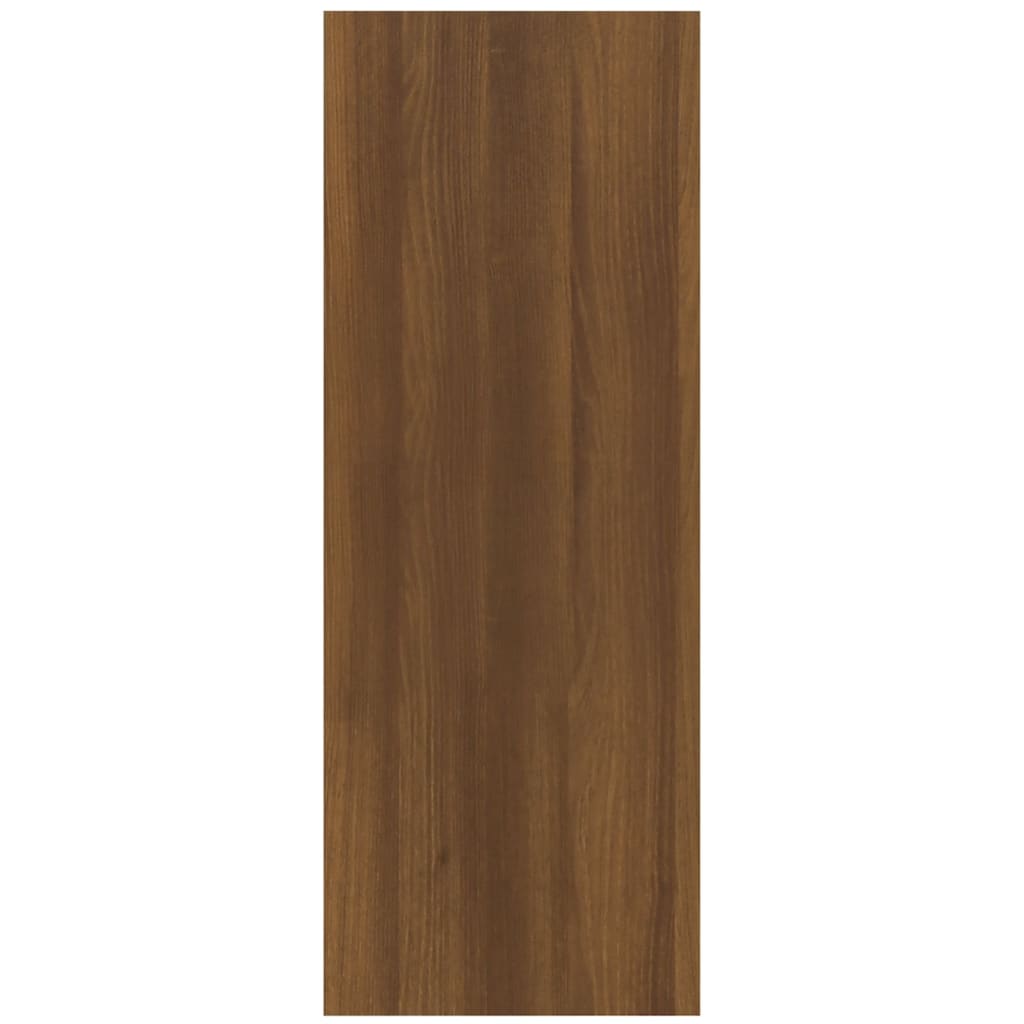 vidaXL Console Table Brown Oak 78x30x80 cm Engineered Wood