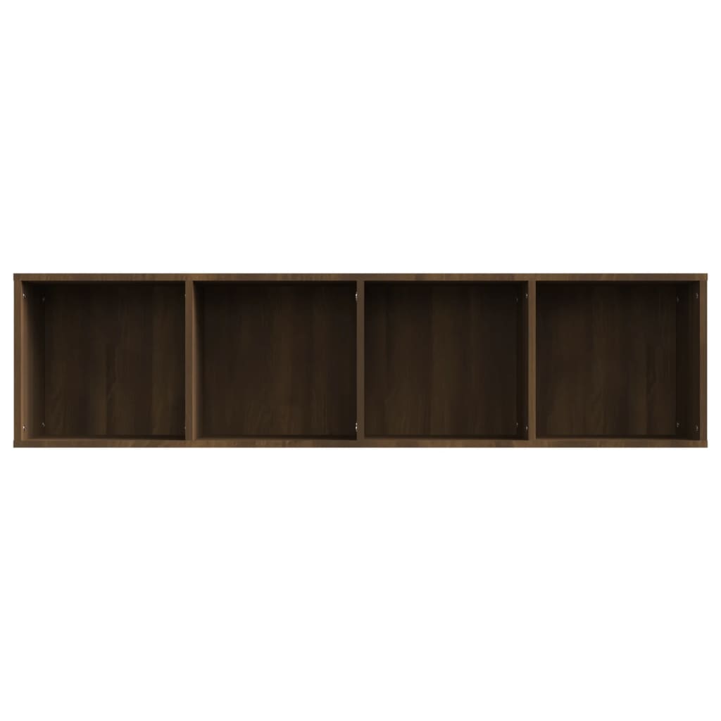 vidaXL Book Cabinet/TV Cabinet Brown Oak 143x30x36cm Engineered Wood