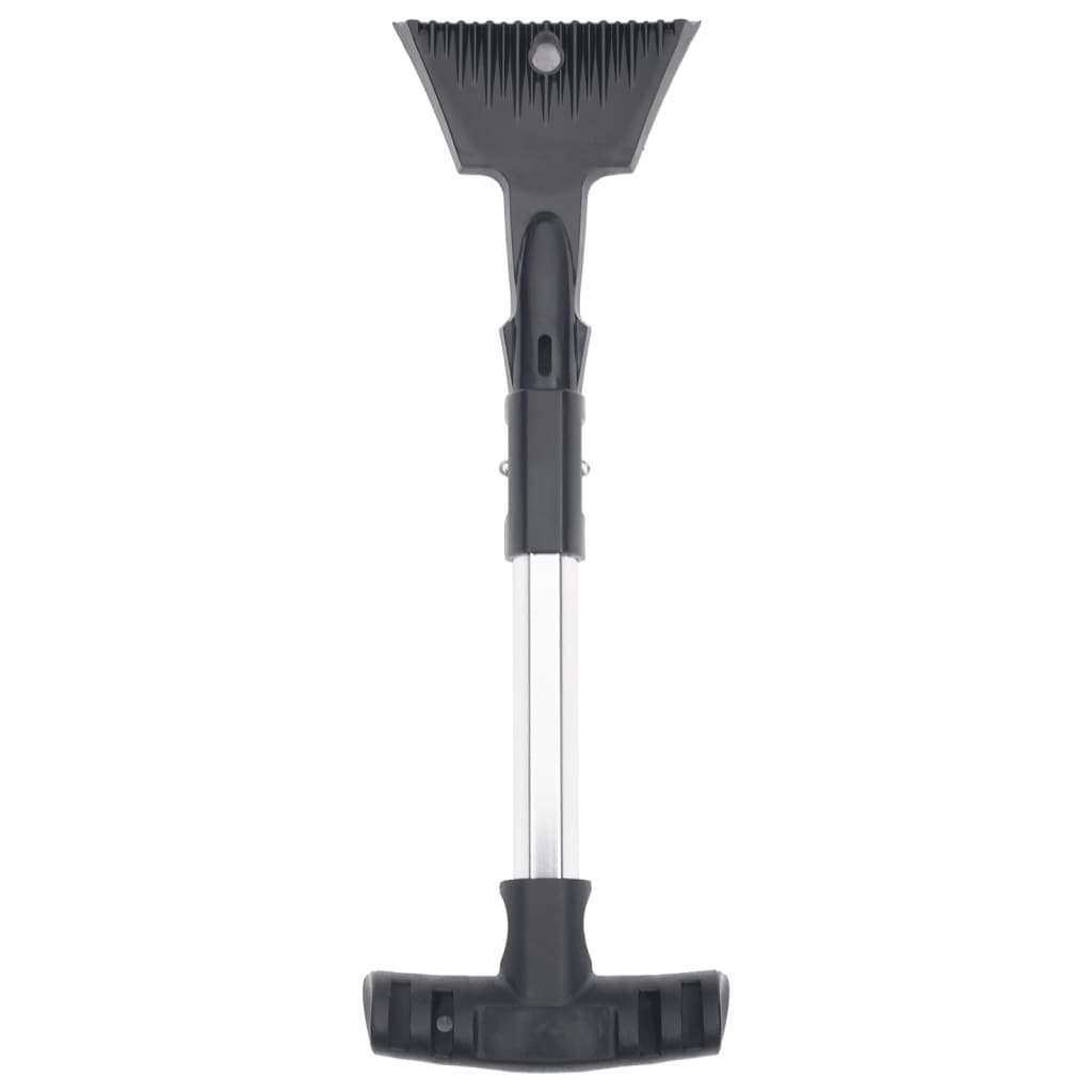 vidaXL Snow Shovel Kit 3-in-1 Black Aluminum