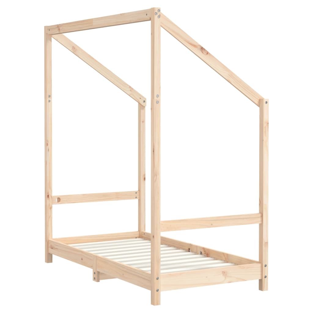 vidaXL Kids Bed Frame 2x(70x140) cm Solid Wood Pine