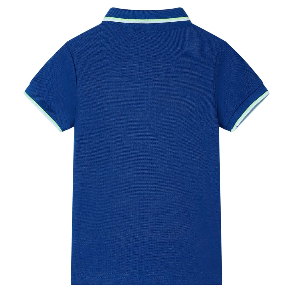 Kids' Polo Shirt Dark Blue 92