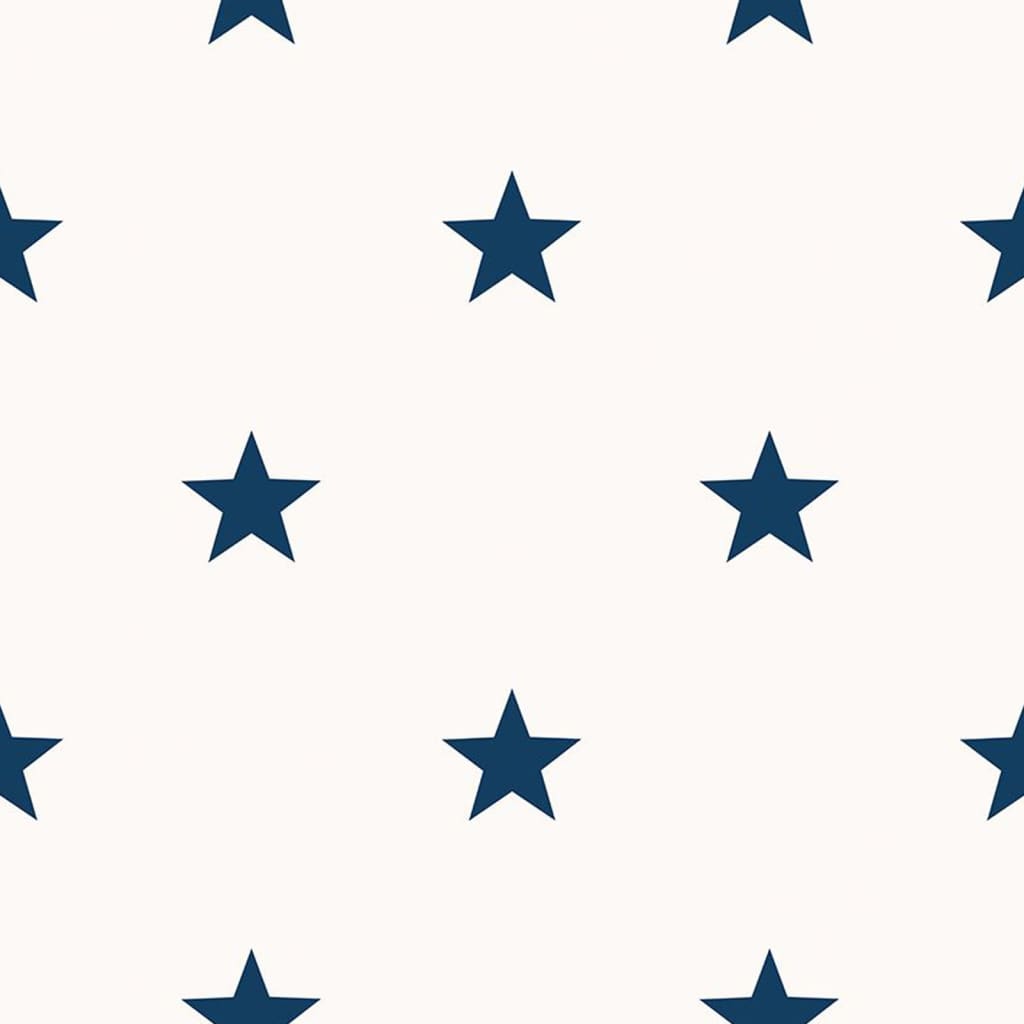 Noordwand Wallpaper Friends & Coffee Little Stars Blue and White