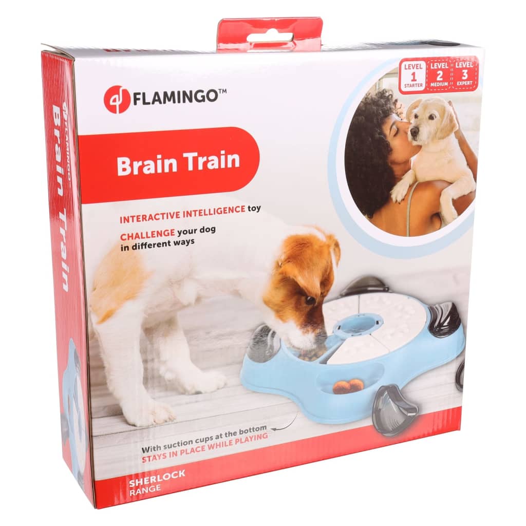 FLAMINGO Dog Brain Trainer Sherlock 28.8x28.8x8.6 cm
