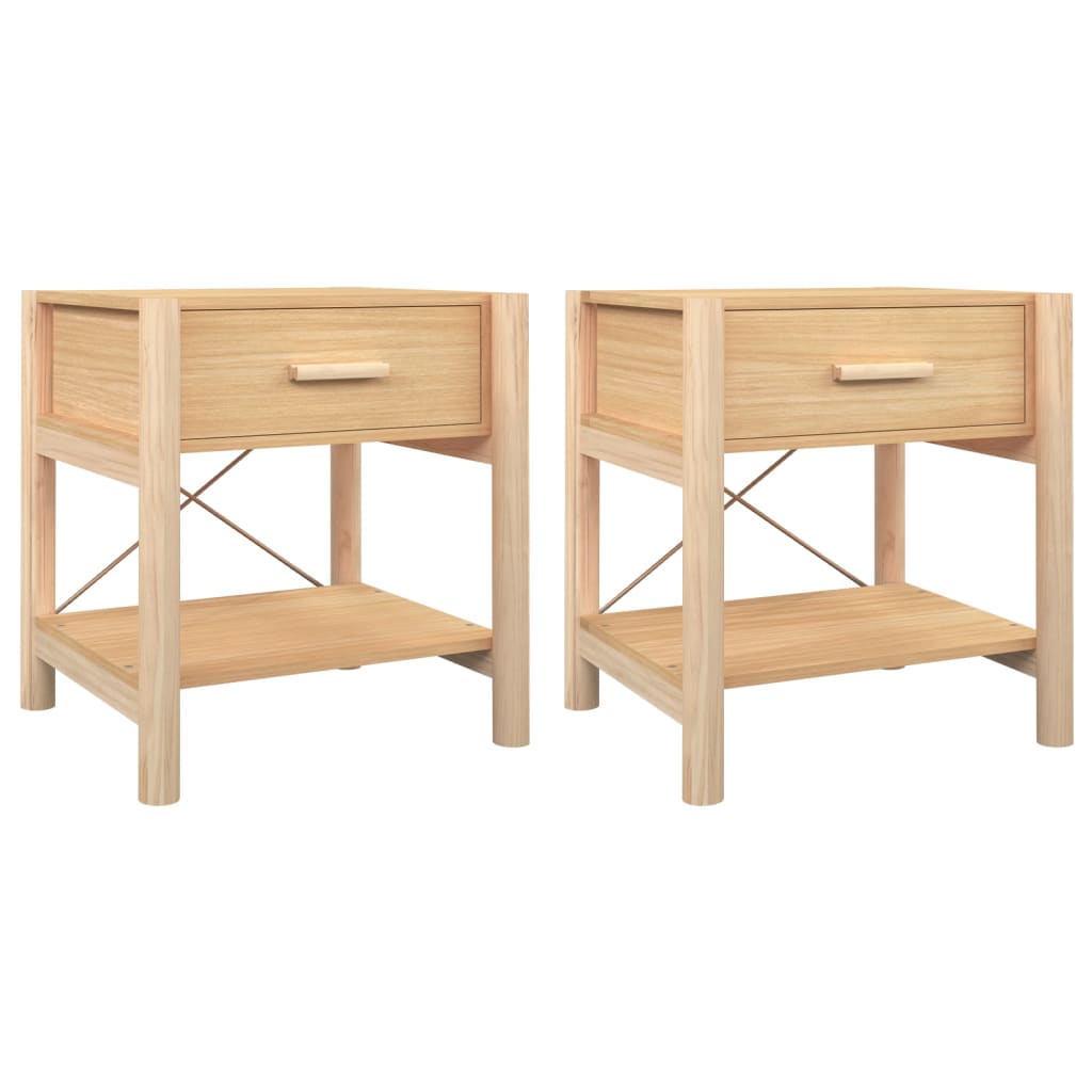 vidaXL Bedside Tables 2pcs 42x38x45 cm Engineered Wood