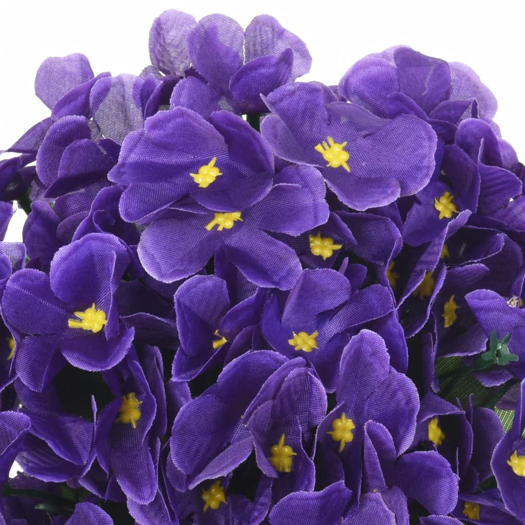 vidaXL Artificial Flower Garlands 3 pcs Dark Purple 85 cm