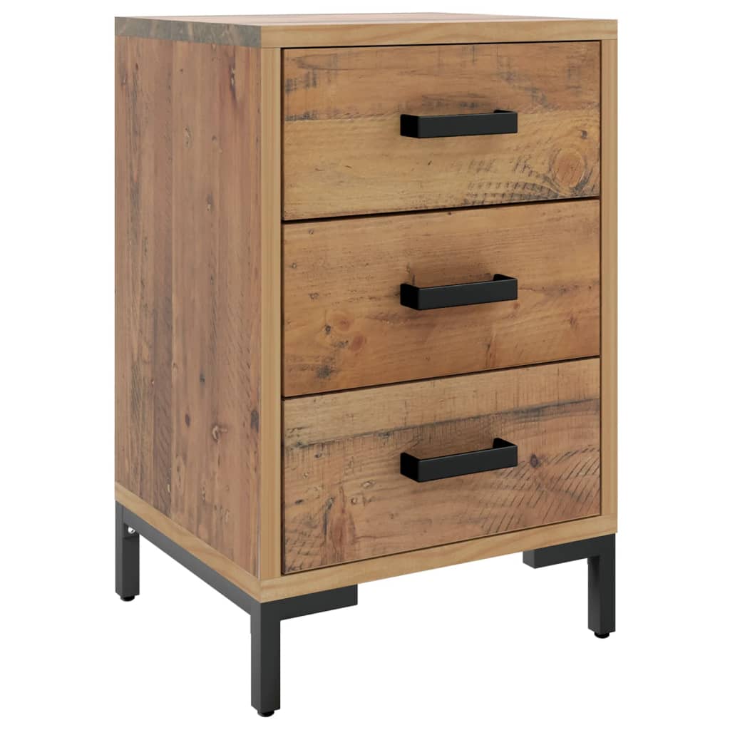 vidaXL Bedside Cabinets 2 pcs 40x30x55 cm Solid Wood Pine