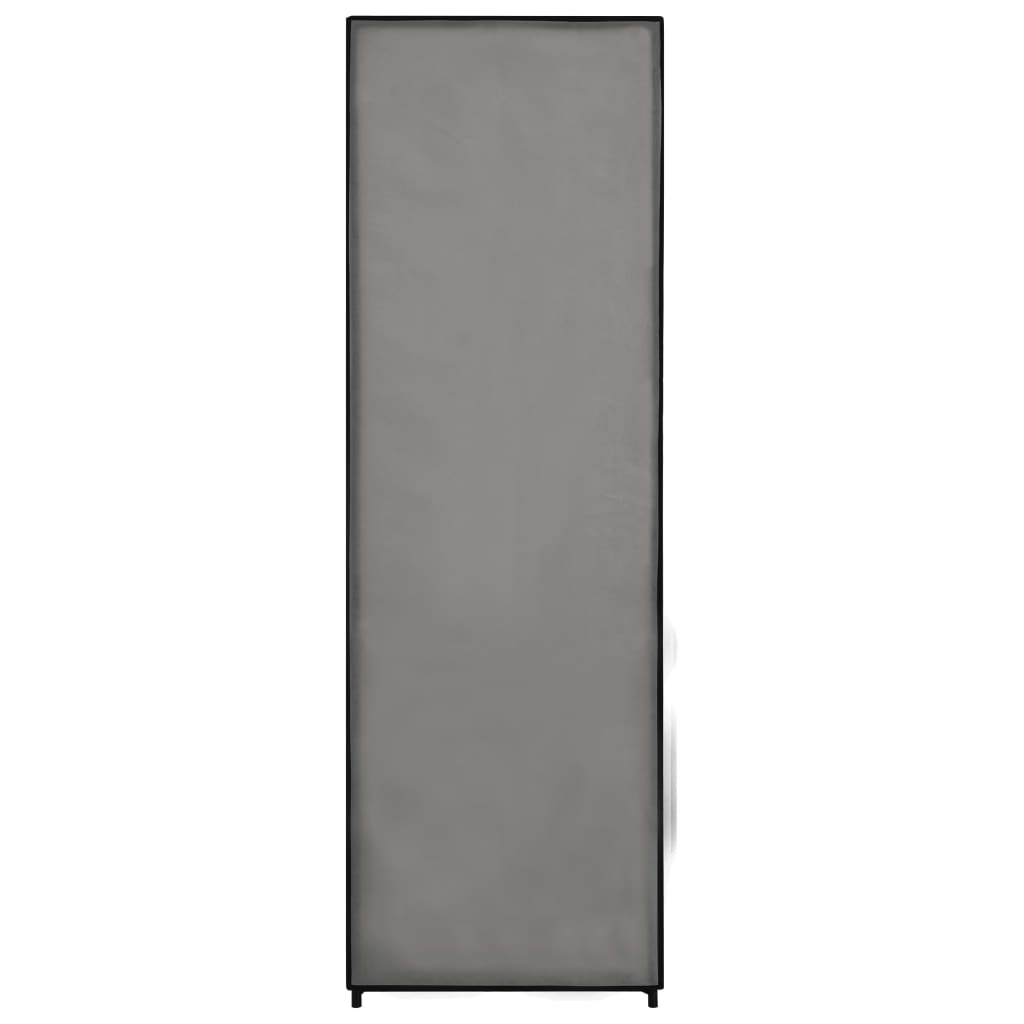 vidaXL Wardrobe Grey 87x49x159 cm Fabric