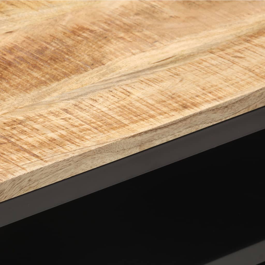 vidaXL TV Cabinet 120x30x40 cm Solid Rough Mango Wood