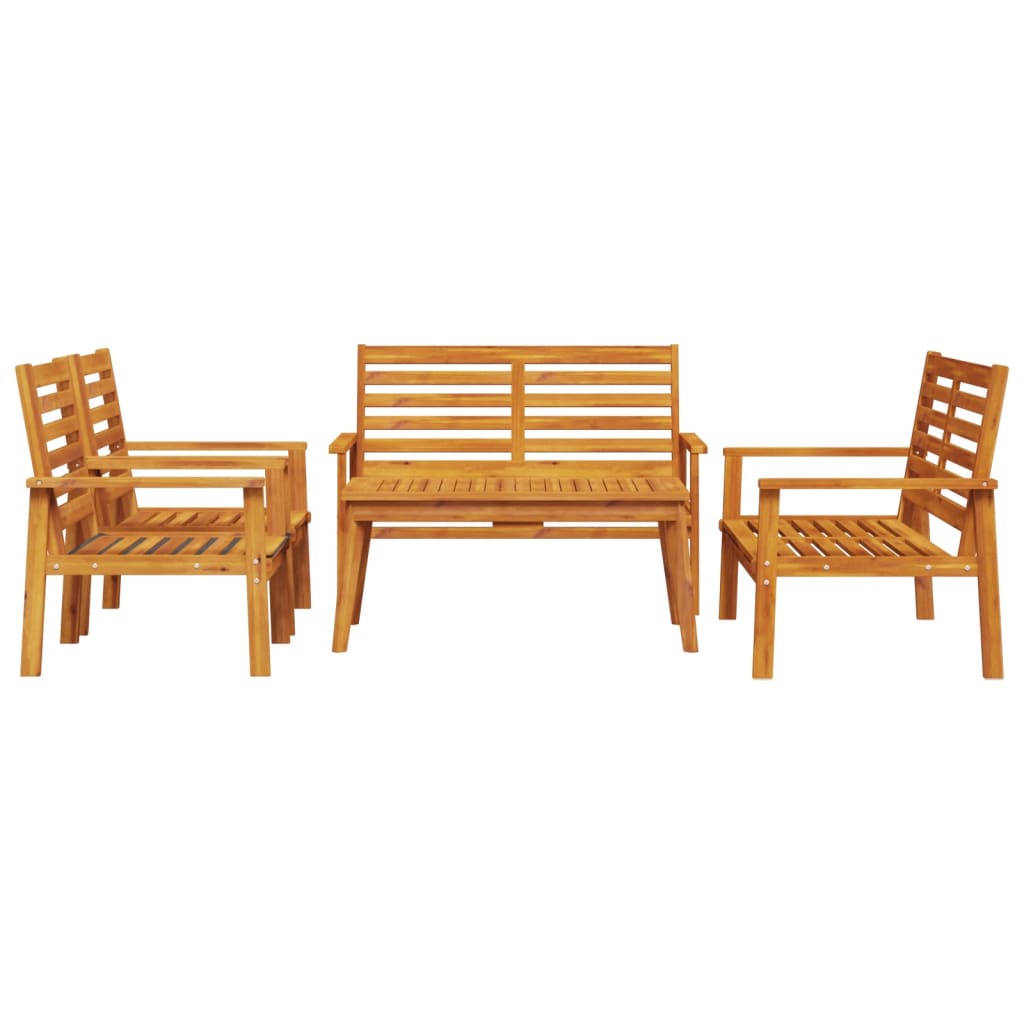 vidaXL 5 Piece Garden Lounge Set Solid Wood Acacia