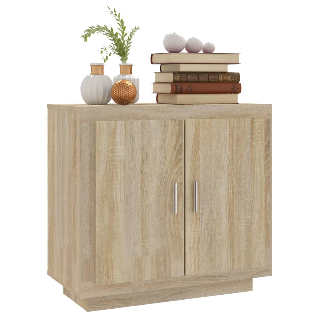 vidaXL Sideboard Sonoma Oak 80x40x75 cm Engineered Wood