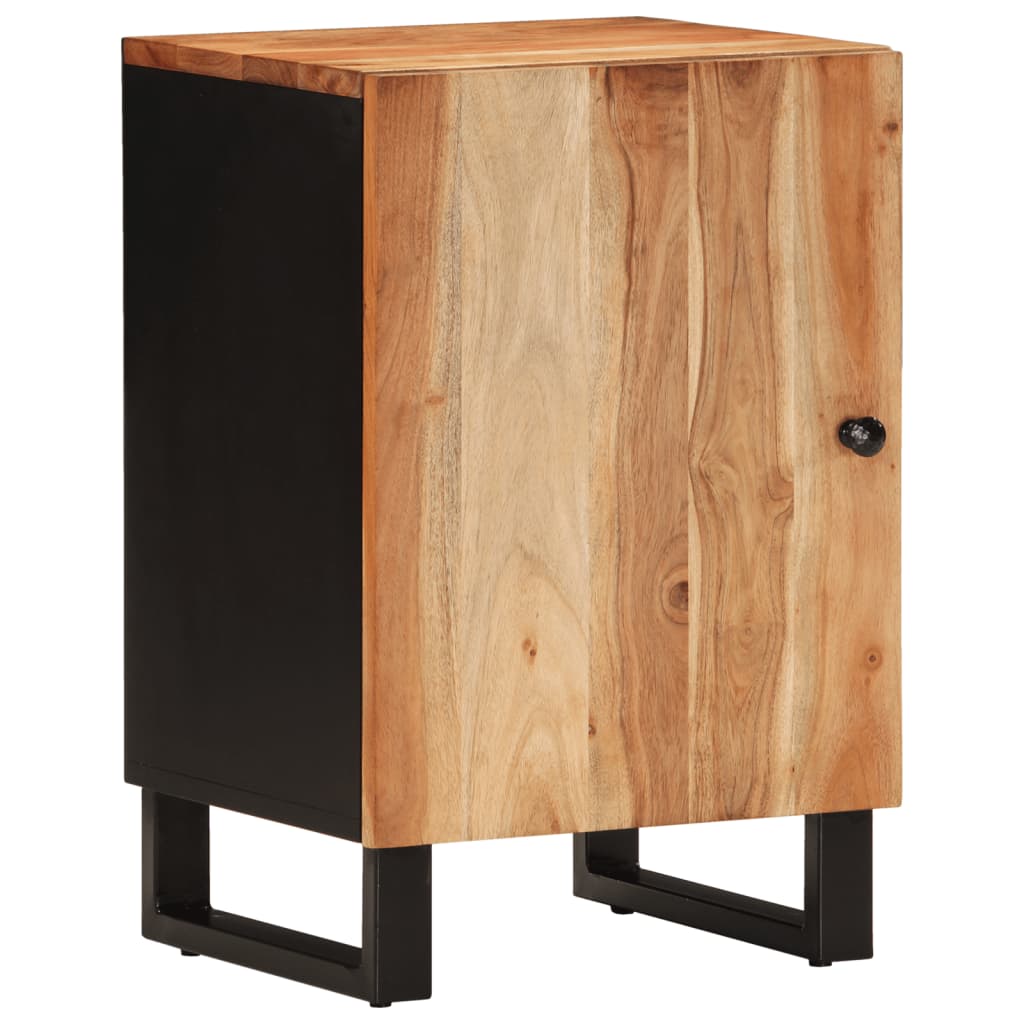 vidaXL 4 Piece Bathroom Furniture Set Solid Wood Acacia