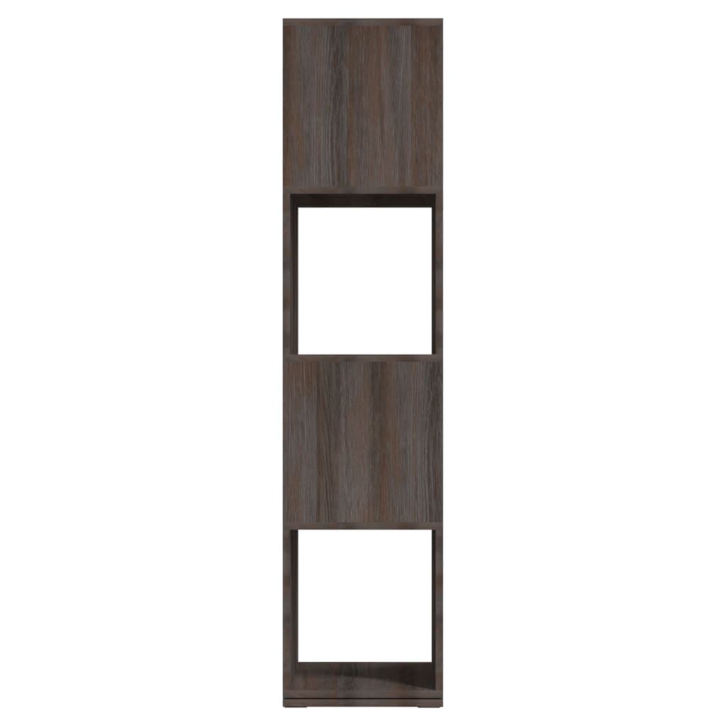vidaXL Rotating Cabinet Grey and Sonoma Oak 34.5x34.5x75.5 cm Engineered Wood