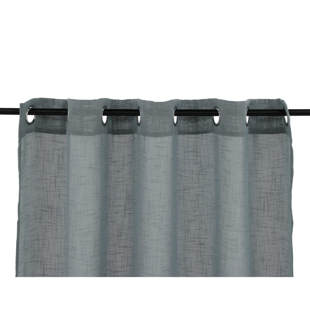 Venture Home Curtain Kaya 240x140 cm Polyester Light Grey