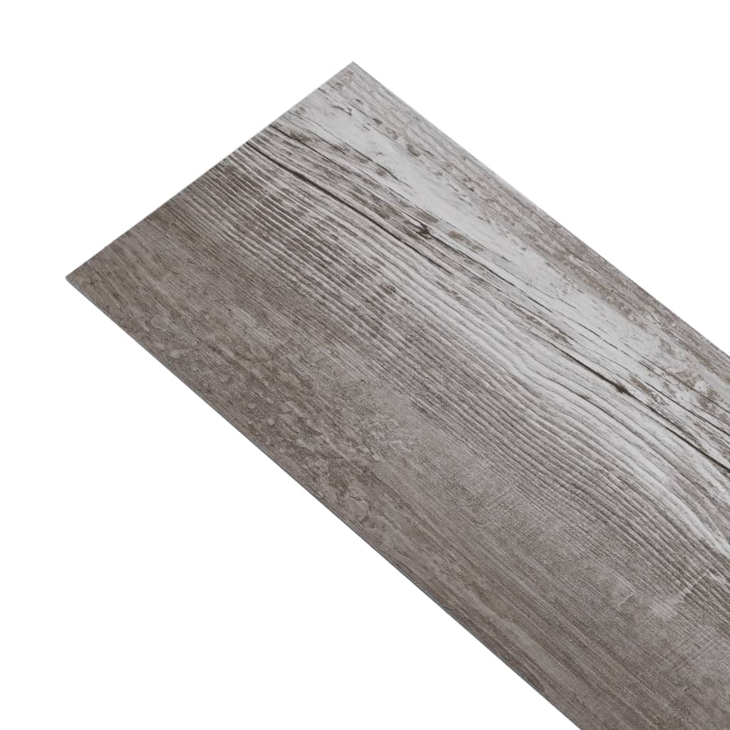 vidaXL Self-adhesive PVC Flooring Planks 5.21 m? 2 mm Matt Wood Brown
