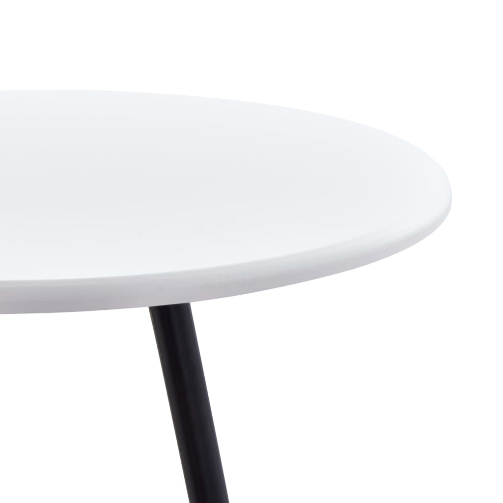 vidaXL Bar Table White 60x107.5 cm MDF