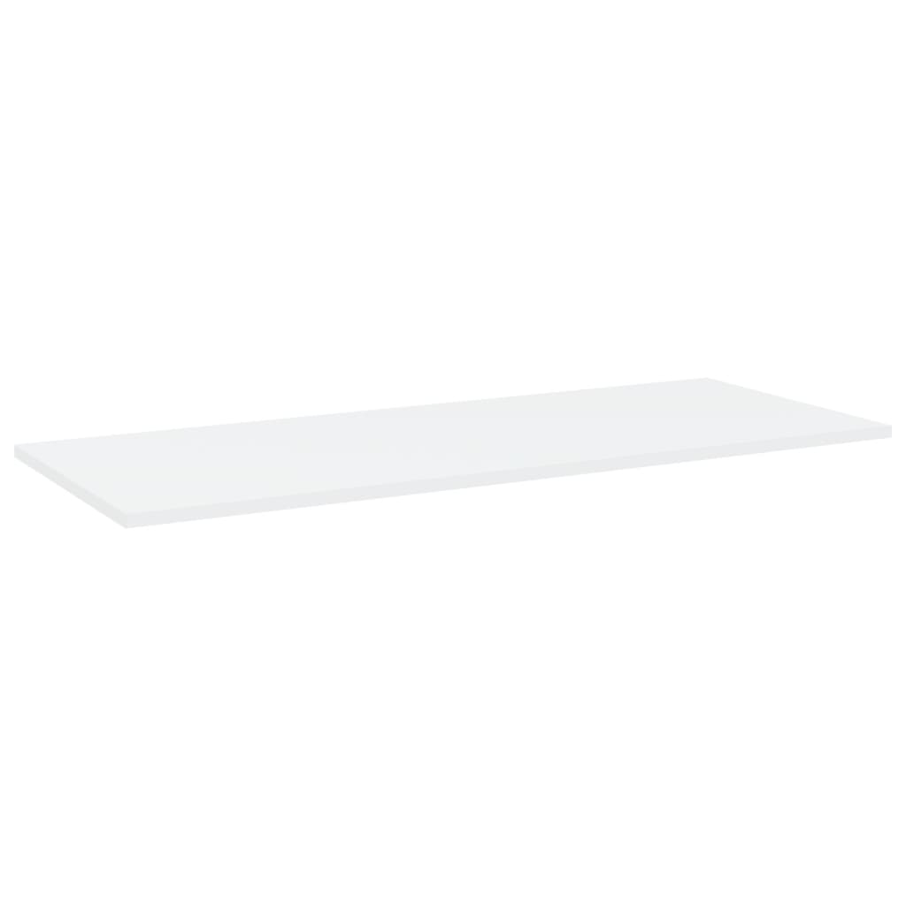 vidaXL Bookshelf Boards 4 pcs White 100x40x1.5 cm Engineered Wood
