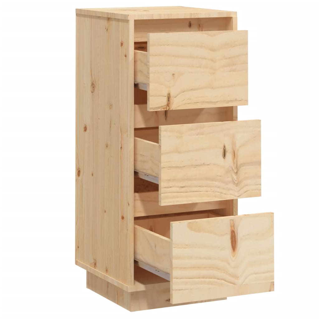 vidaXL Sideboard 32x34x75 cm Solid Wood Pine