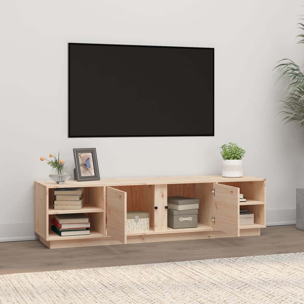 vidaXL TV Cabinet 156x40x40 cm Solid Wood Pine