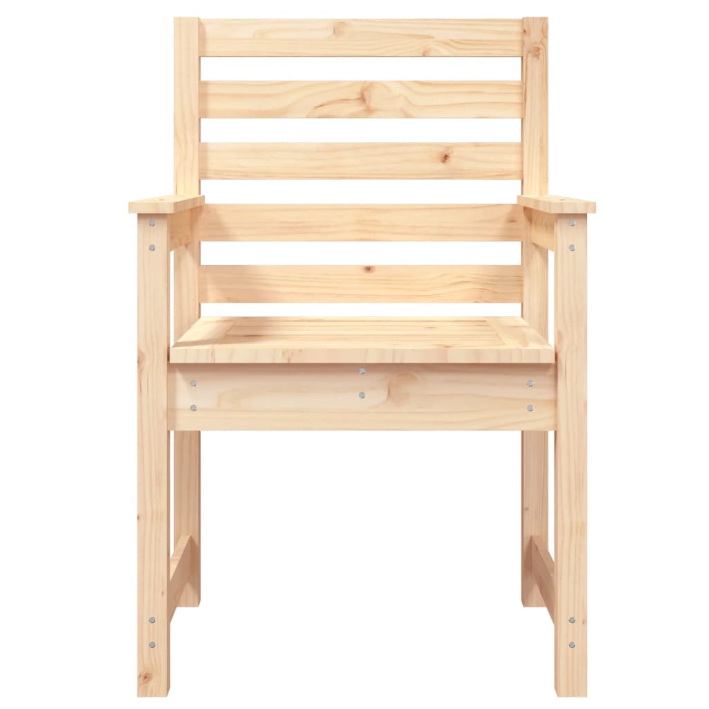 vidaXL Garden Chairs 2 pcs 60x48x91 cm Solid Wood Pine