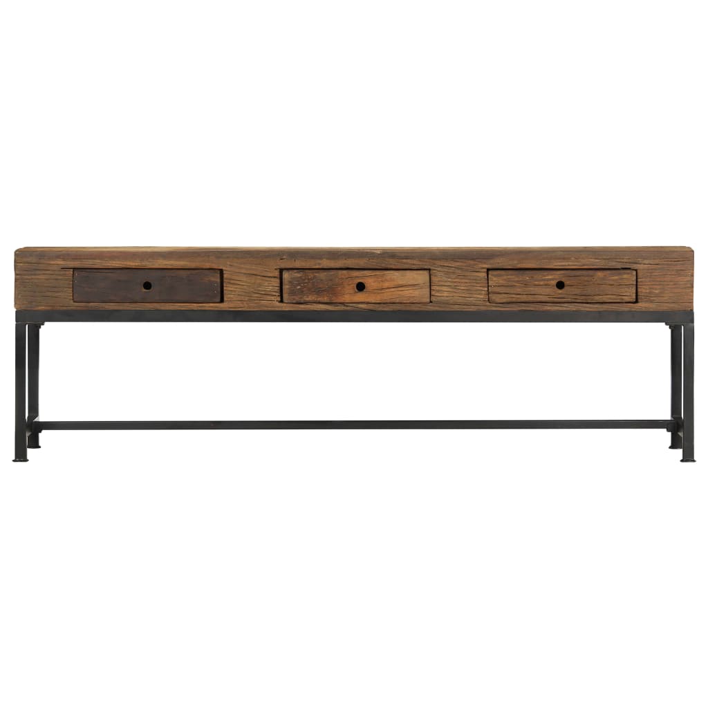 vidaXL TV Cabinet 150x30x46 cm Solid Reclaimed Wood