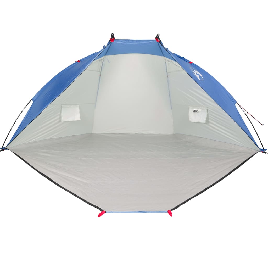 vidaXL Beach Tent Azure Blue 268x223x125 cm 185T Polyester