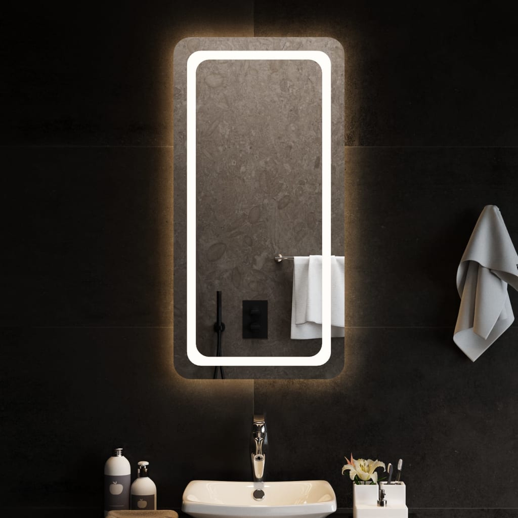 vidaXL LED Bathroom Mirror 50x100 cm