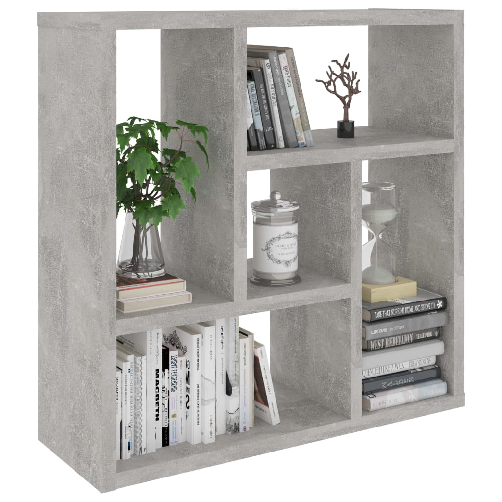 vidaXL Wall Shelf Concrete Grey 45.1x16x45.1 cm Engineered Wood