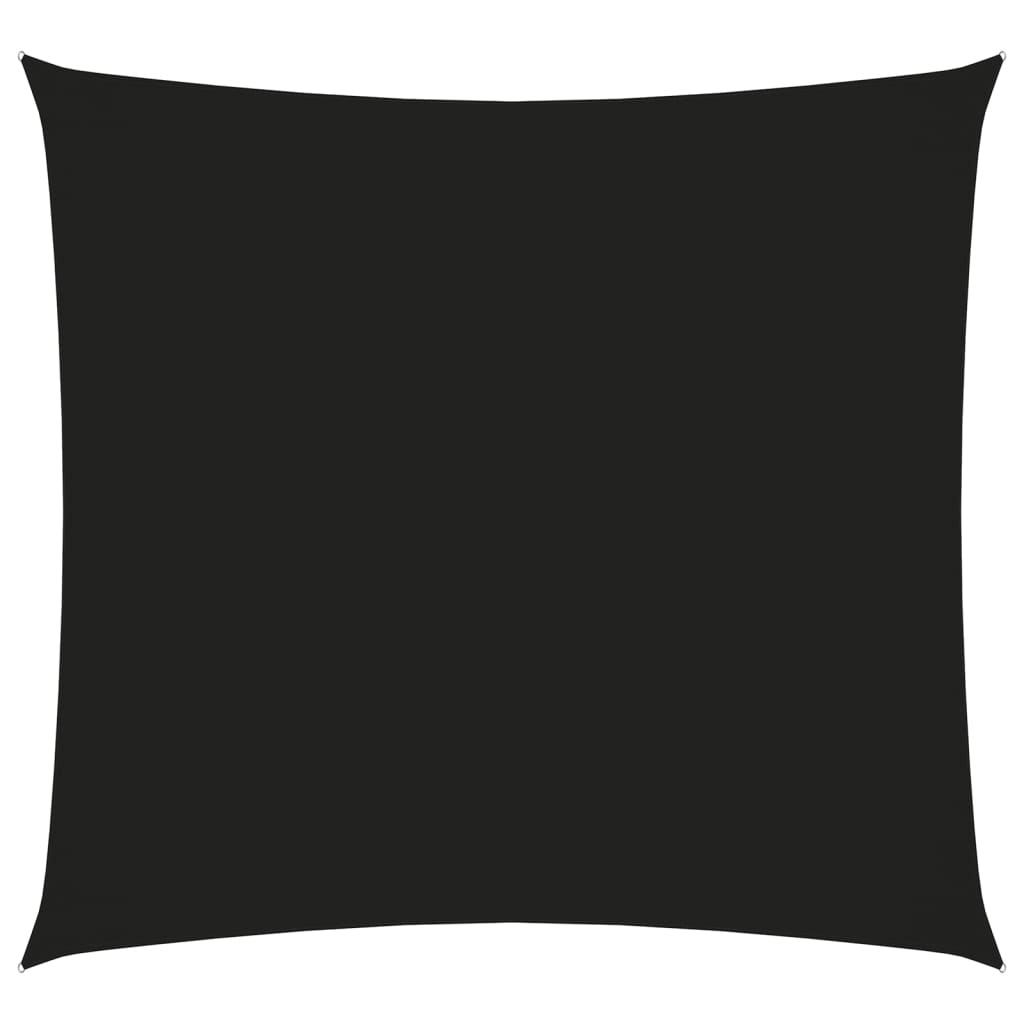 vidaXL Sunshade Sail Oxford Fabric Square 7x7 m Black