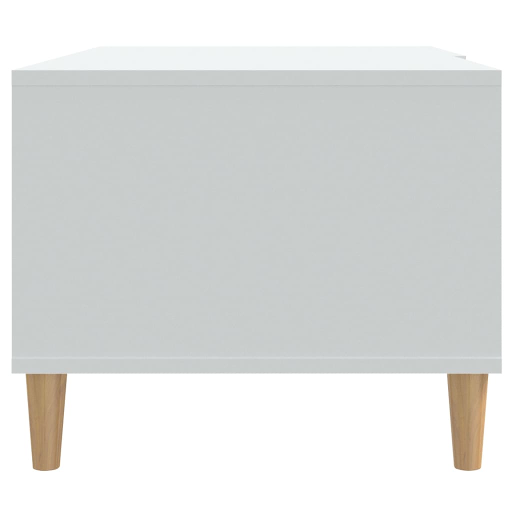 vidaXL Coffee Table White 89,5x50x40 cm Engineered Wood