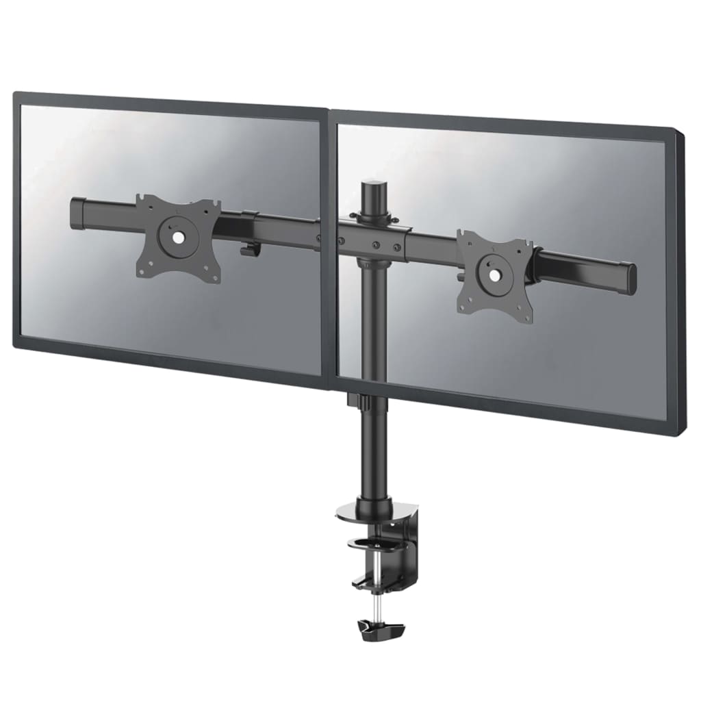 NewStar Dual Desk Mount for Two 10-27 Monitor Screens Adjustable 8 cm Black