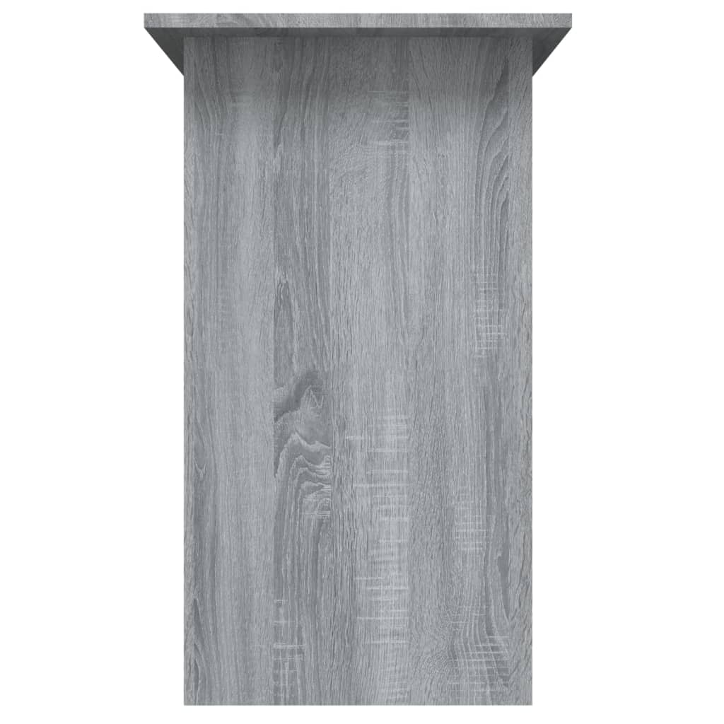 vidaXL Desk Grey Sonoma 80x45x74 cm Engineered Wood