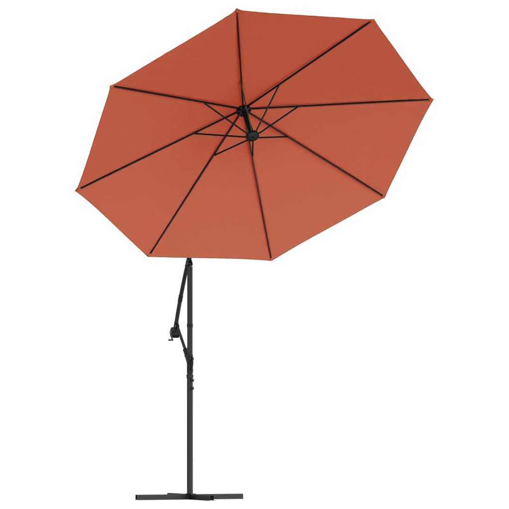 vidaXL Replacement Fabric for Cantilever Umbrella Terracotta 350 cm