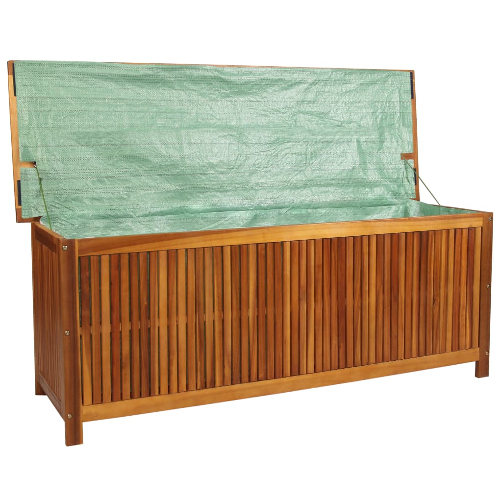 vidaXL Garden Storage Box 150x50x58 cm Solid Acacia Wood
