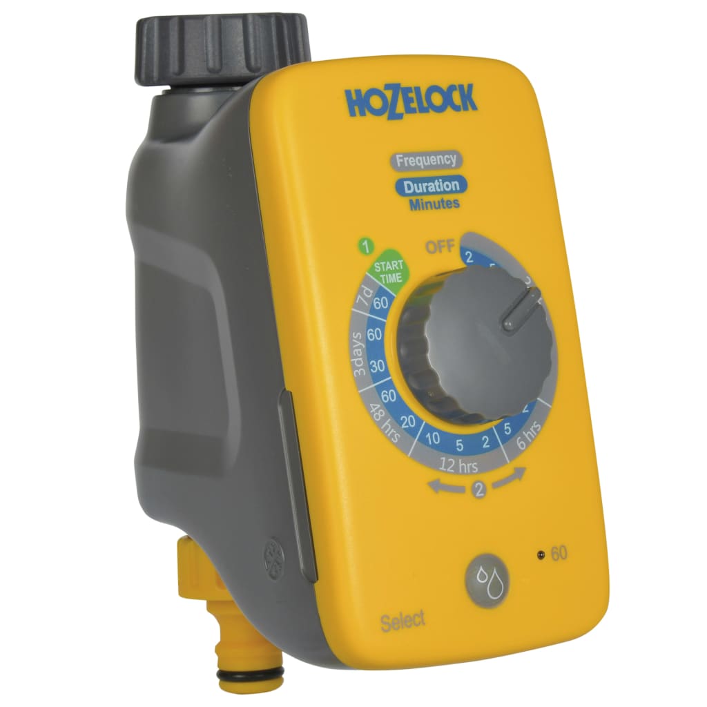 Hozelock Water Timer Select Yellow and Grey