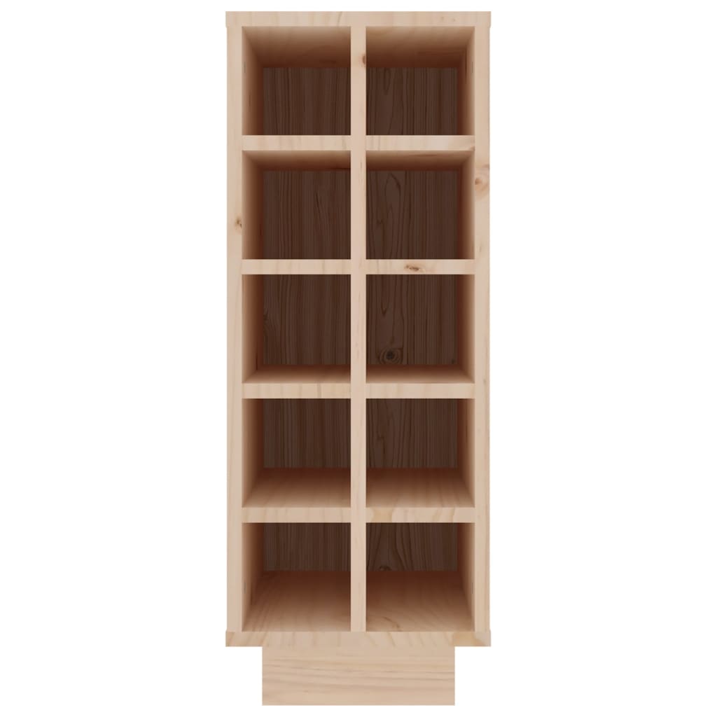 vidaXL Wine Cabinet 23x34x61 cm Solid Wood Pine