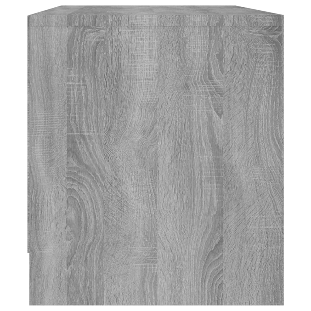vidaXL TV Cabinet Grey Sonoma 90x35x40 cm Engineered Wood