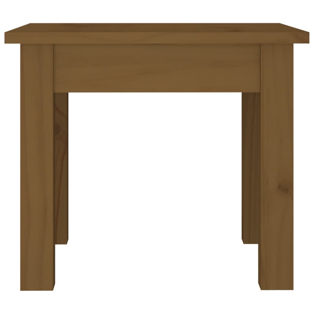 vidaXL Coffee Table Honey Brown 35x35x30 cm Solid Wood Pine