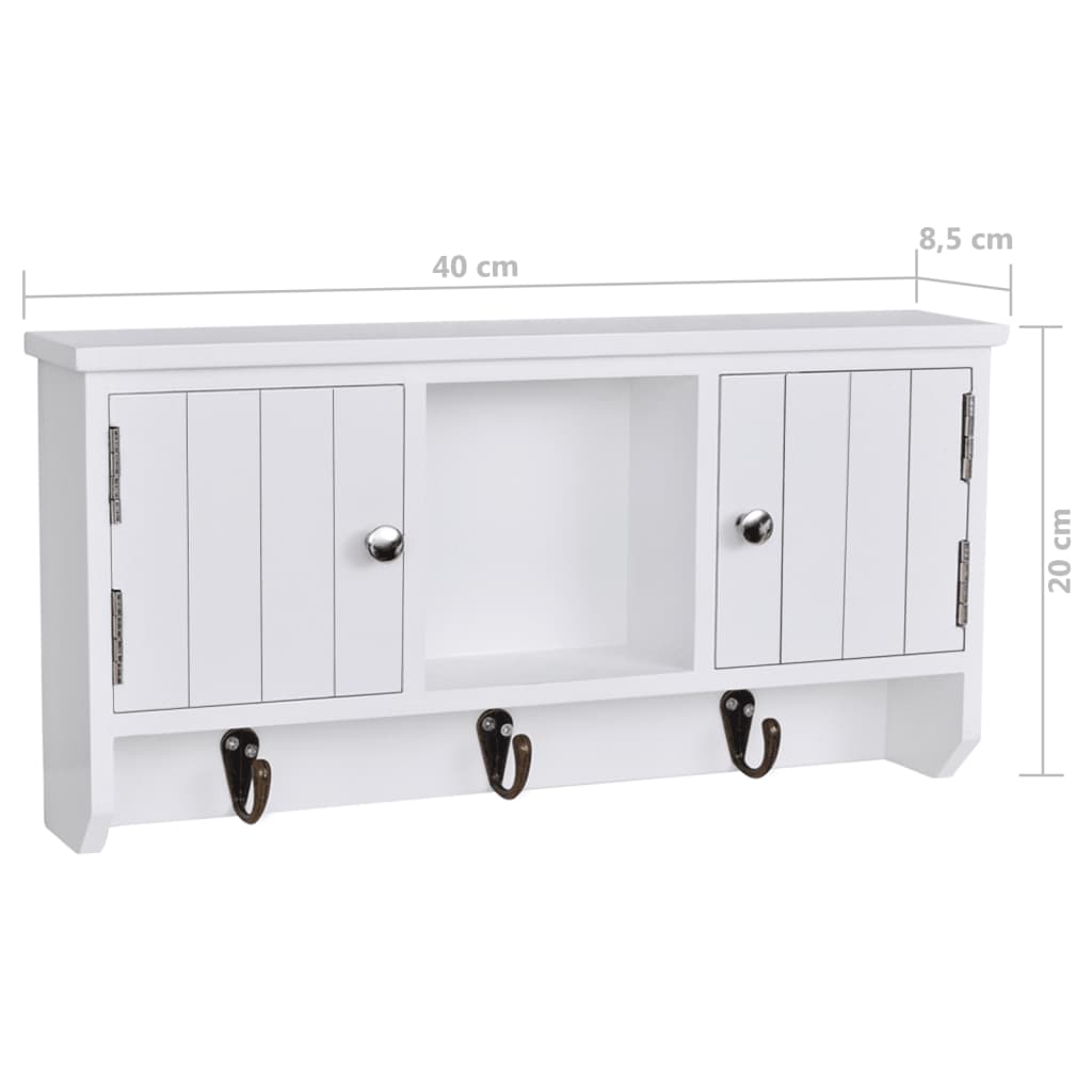 Wall unit with shop shelves and doors