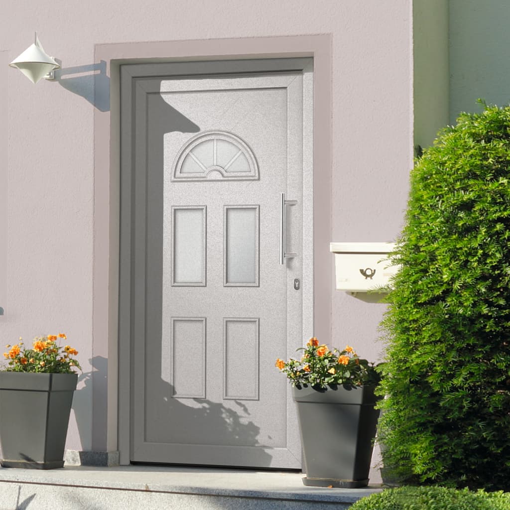 vidaXL Front Door White 98x198 cm