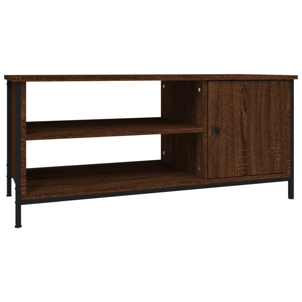 vidaXL TV Cabinet Brown Oak 100x40x45 cm Engineered Wood