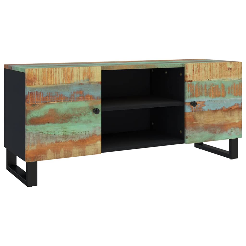 vidaXL TV Cabinet 105x33x46cm Solid Wood Reclaimed